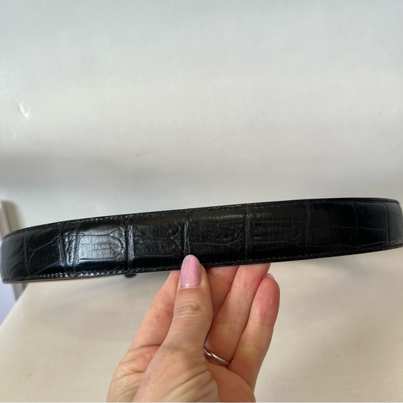 Vintage Brighton Heart Black Leather Belt main image 6